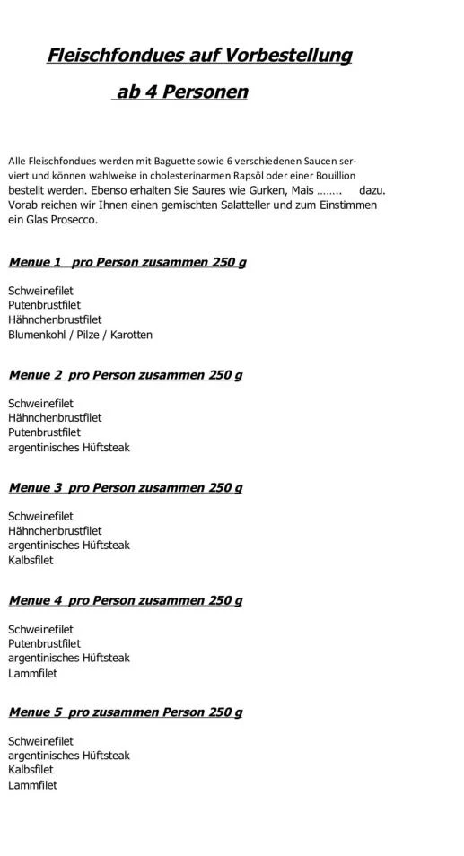 Speisekarte photo 6