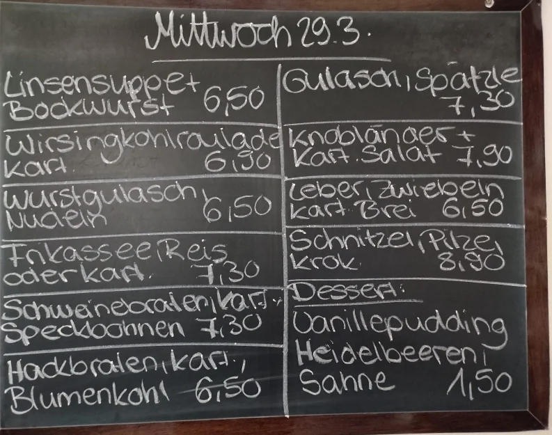 Speisekarte photo 6
