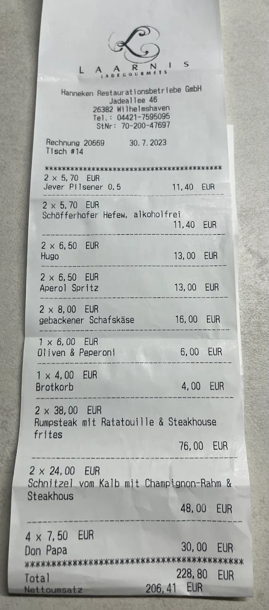 Speisekarte photo 4