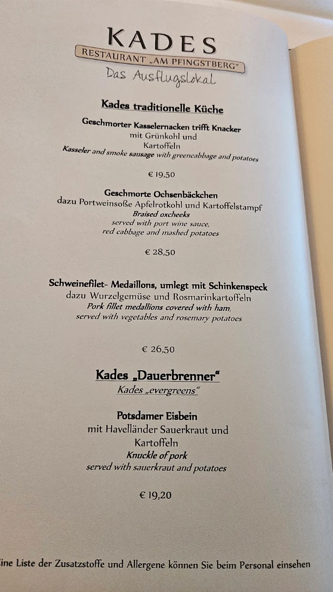 Speisekarte photo 9