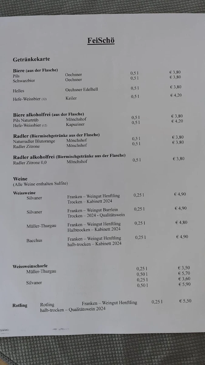 Speisekarte photo 1