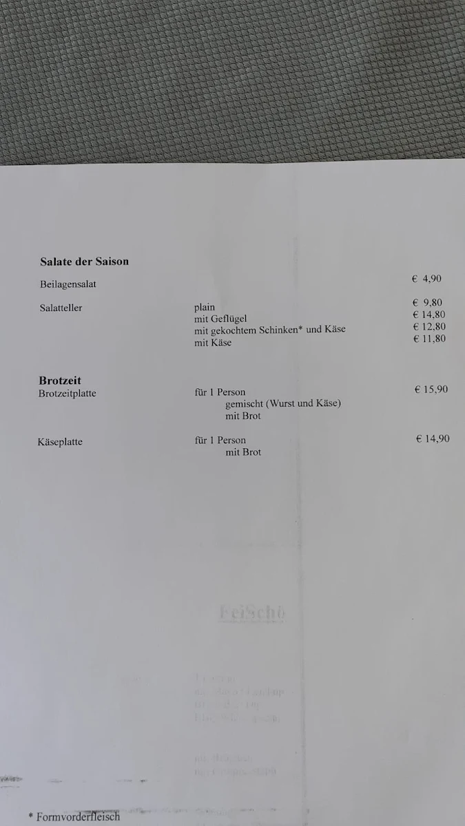 Speisekarte photo 2