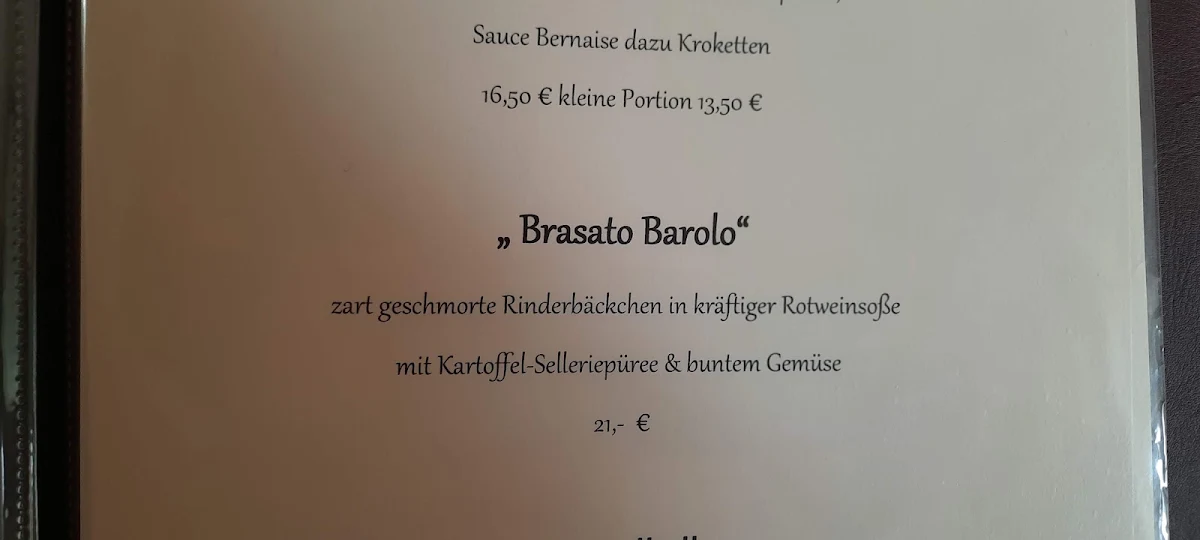 Speisekarte photo 5