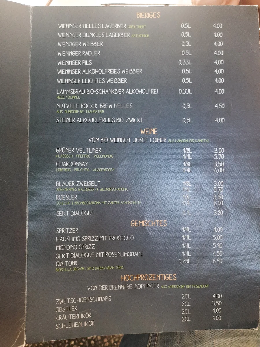Speisekarte photo 2