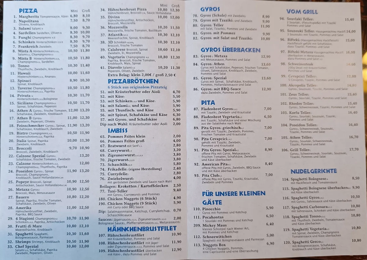 Speisekarte photo 2