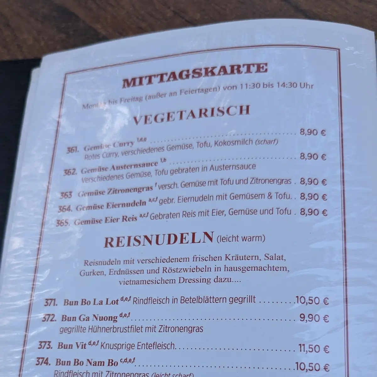 Speisekarte photo 10