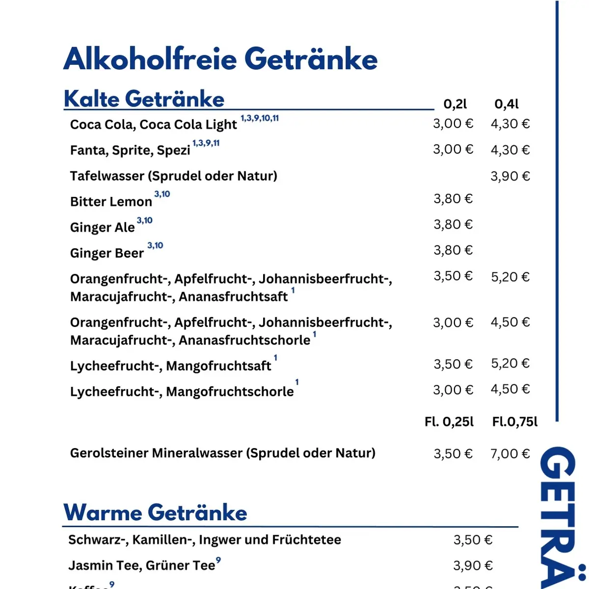 Speisekarte photo 3