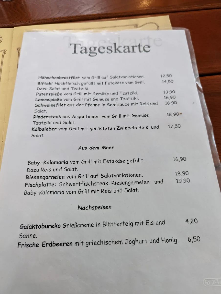 Speisekarte photo 3