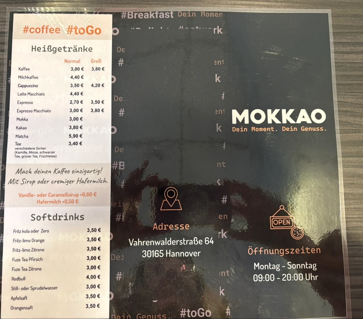 Speisekarte photo 4