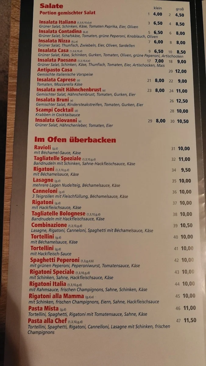 Speisekarte photo 1