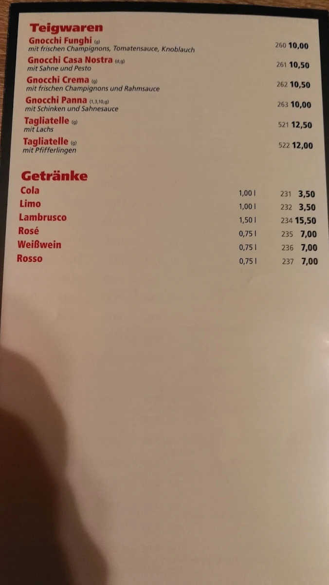 Speisekarte photo 2