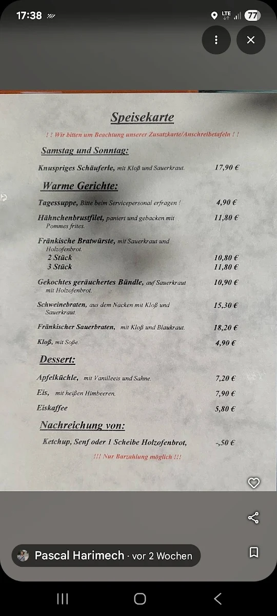 Speisekarte photo 8