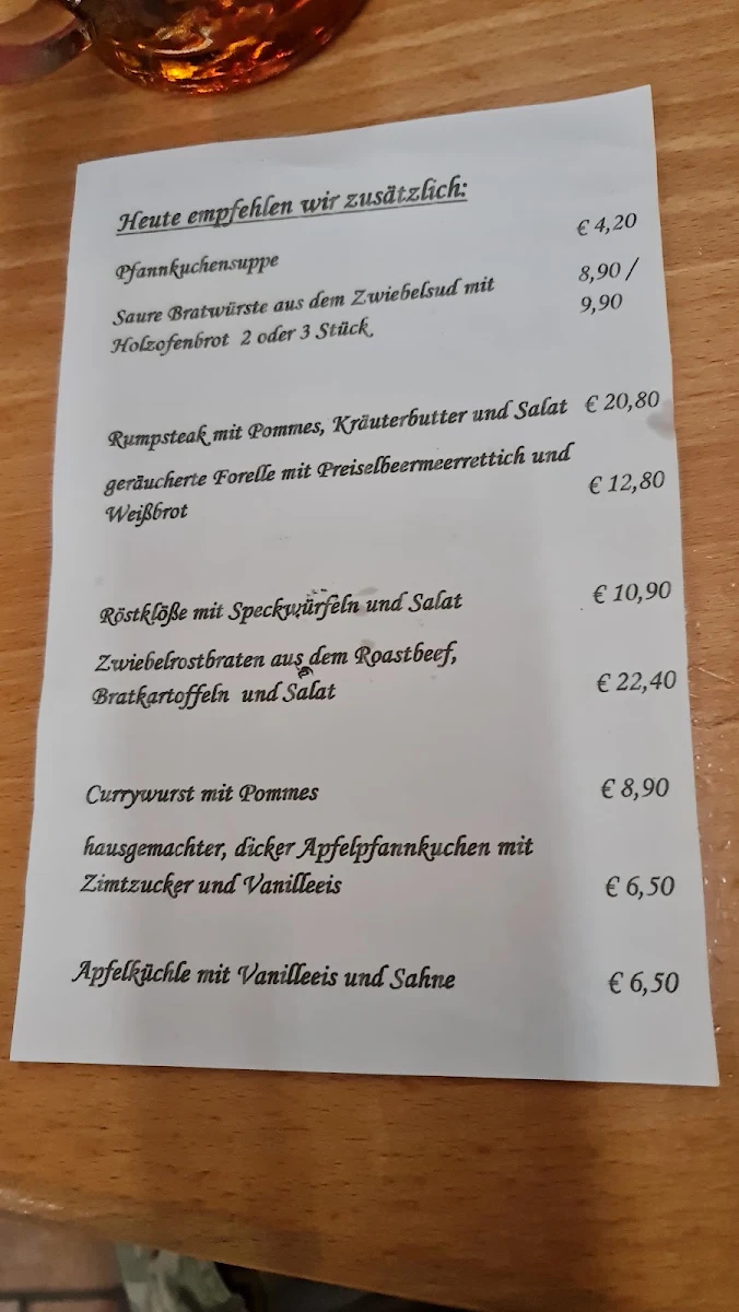 Speisekarte photo 9