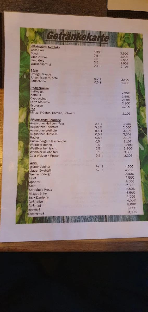 Speisekarte photo 4