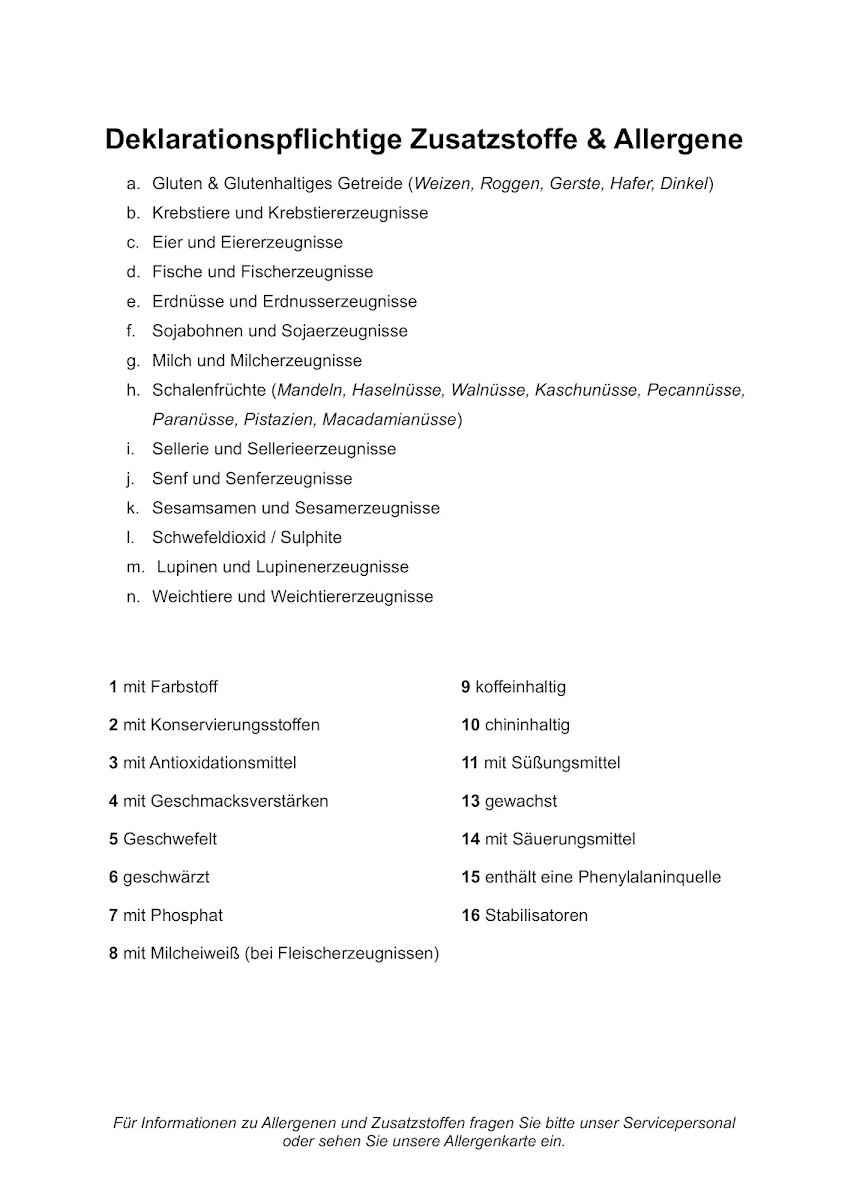 Speisekarte photo 10