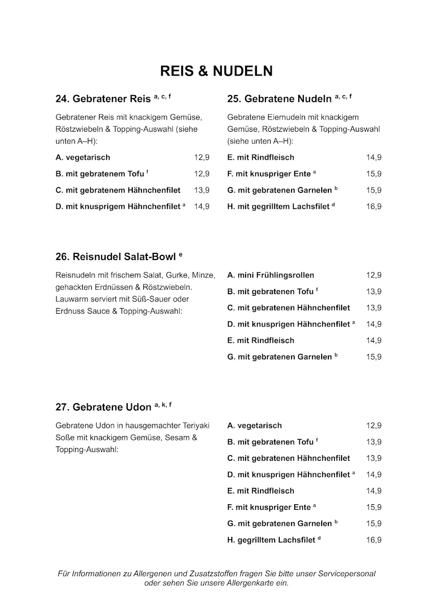 Speisekarte photo 8