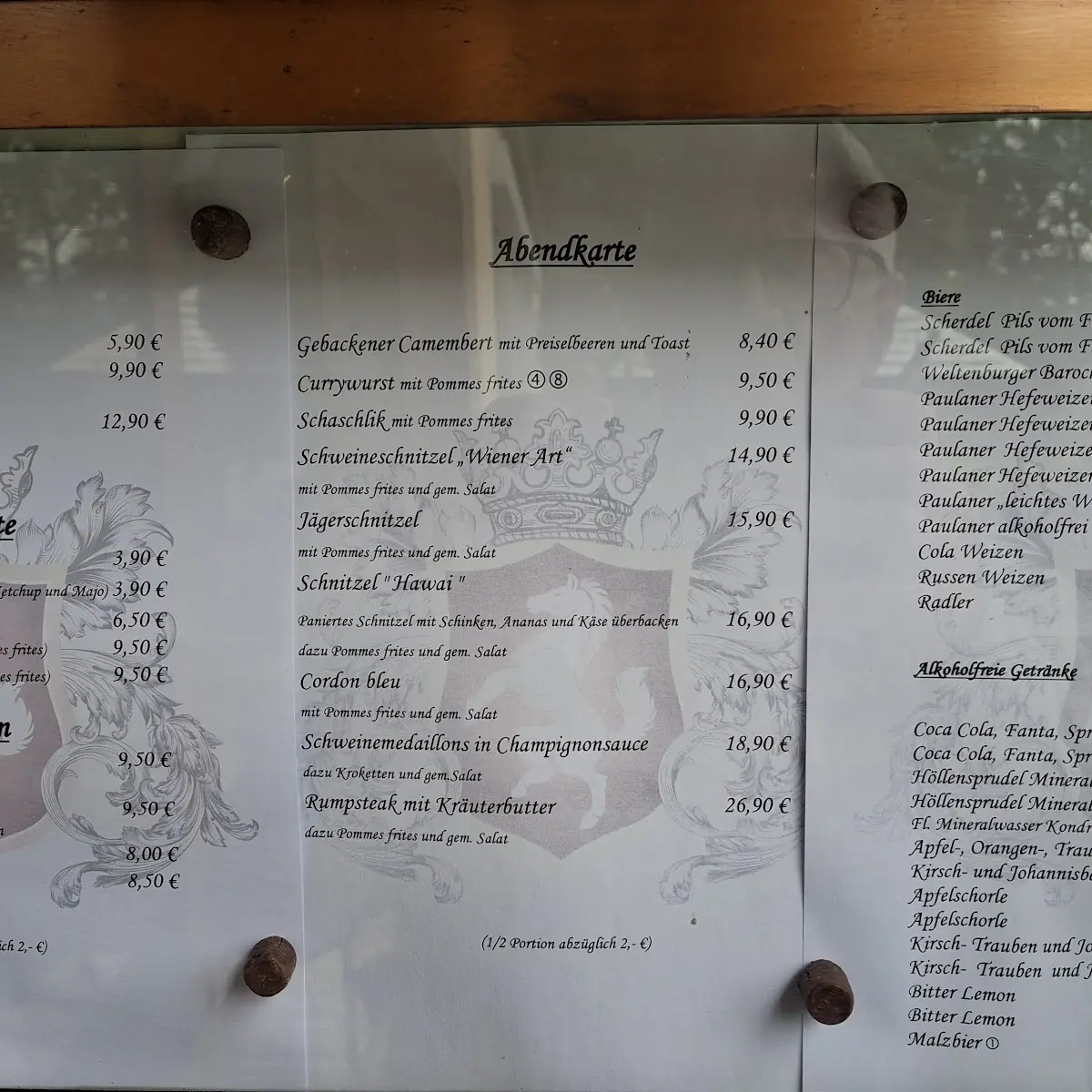 Speisekarte photo 2