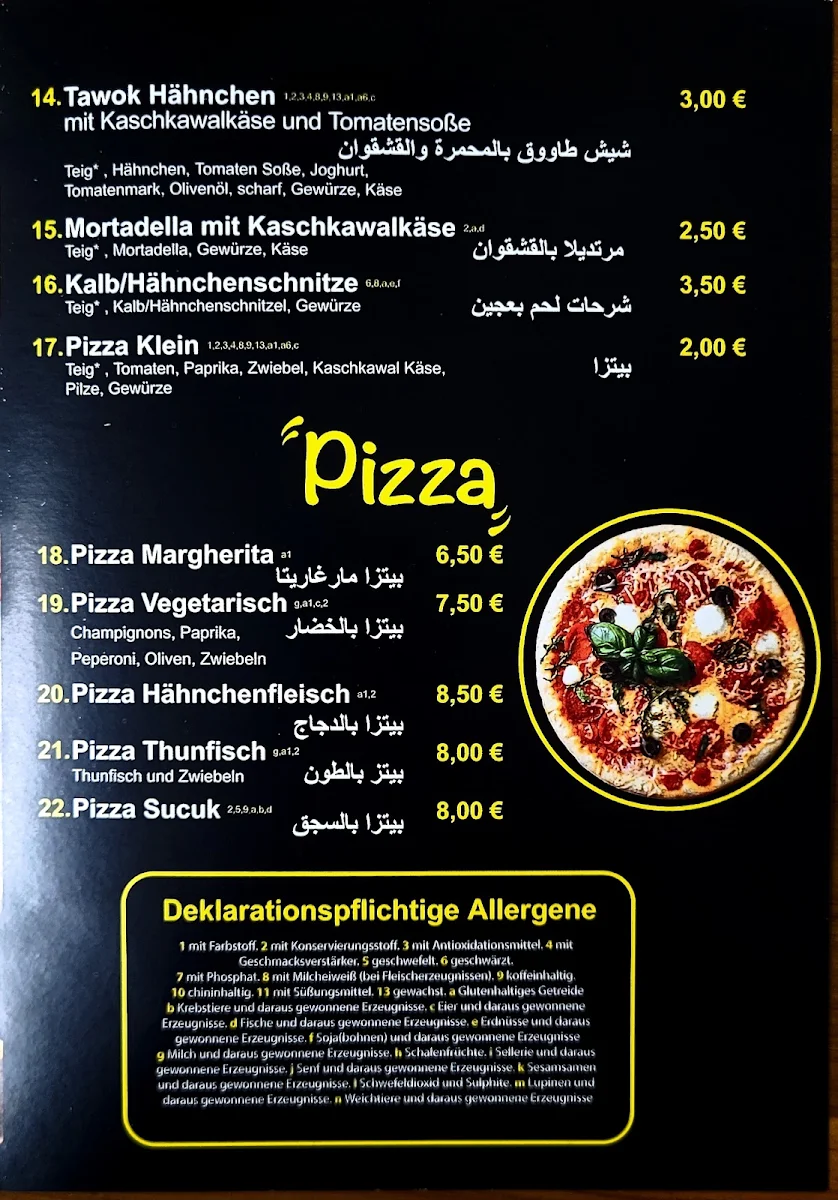 Speisekarte photo 2