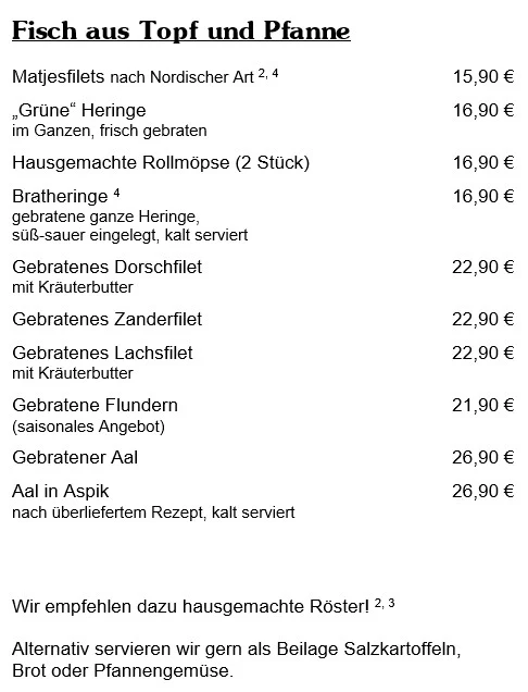 Speisekarte photo 1