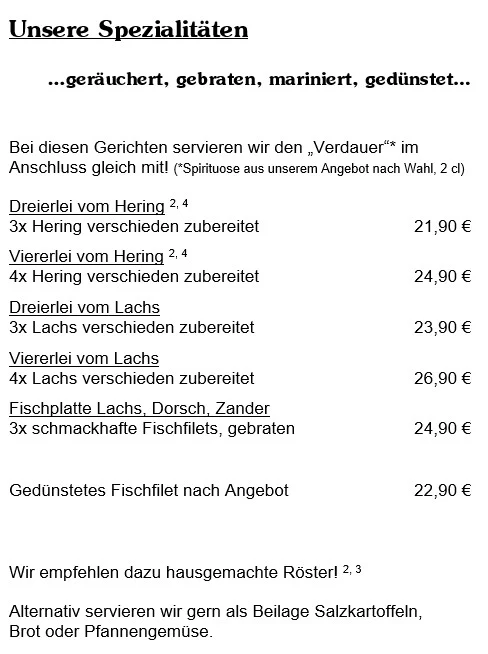 Speisekarte photo 3