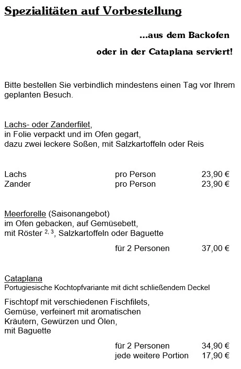 Speisekarte photo 5