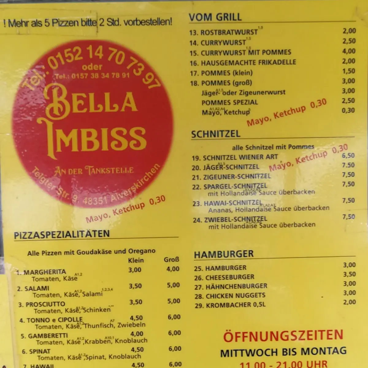 Speisekarte photo 2