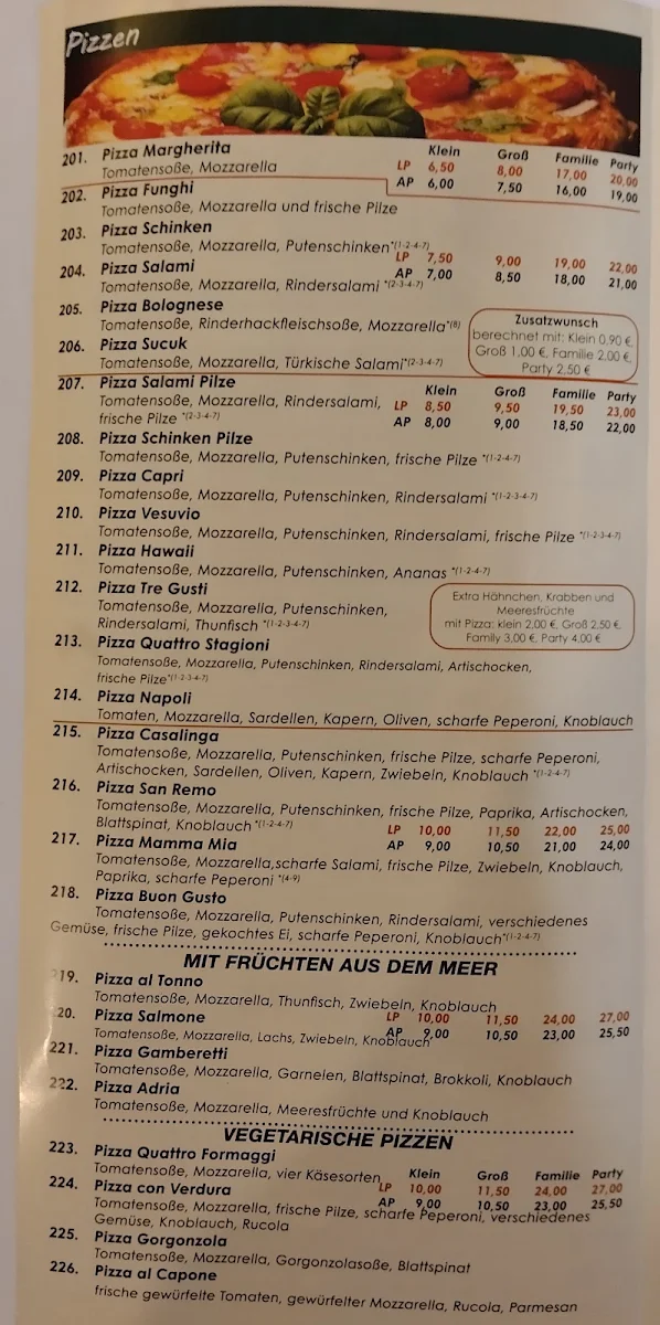 Speisekarte photo 2