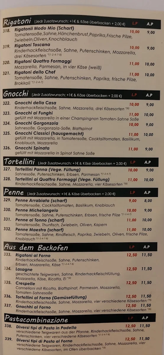 Speisekarte photo 5