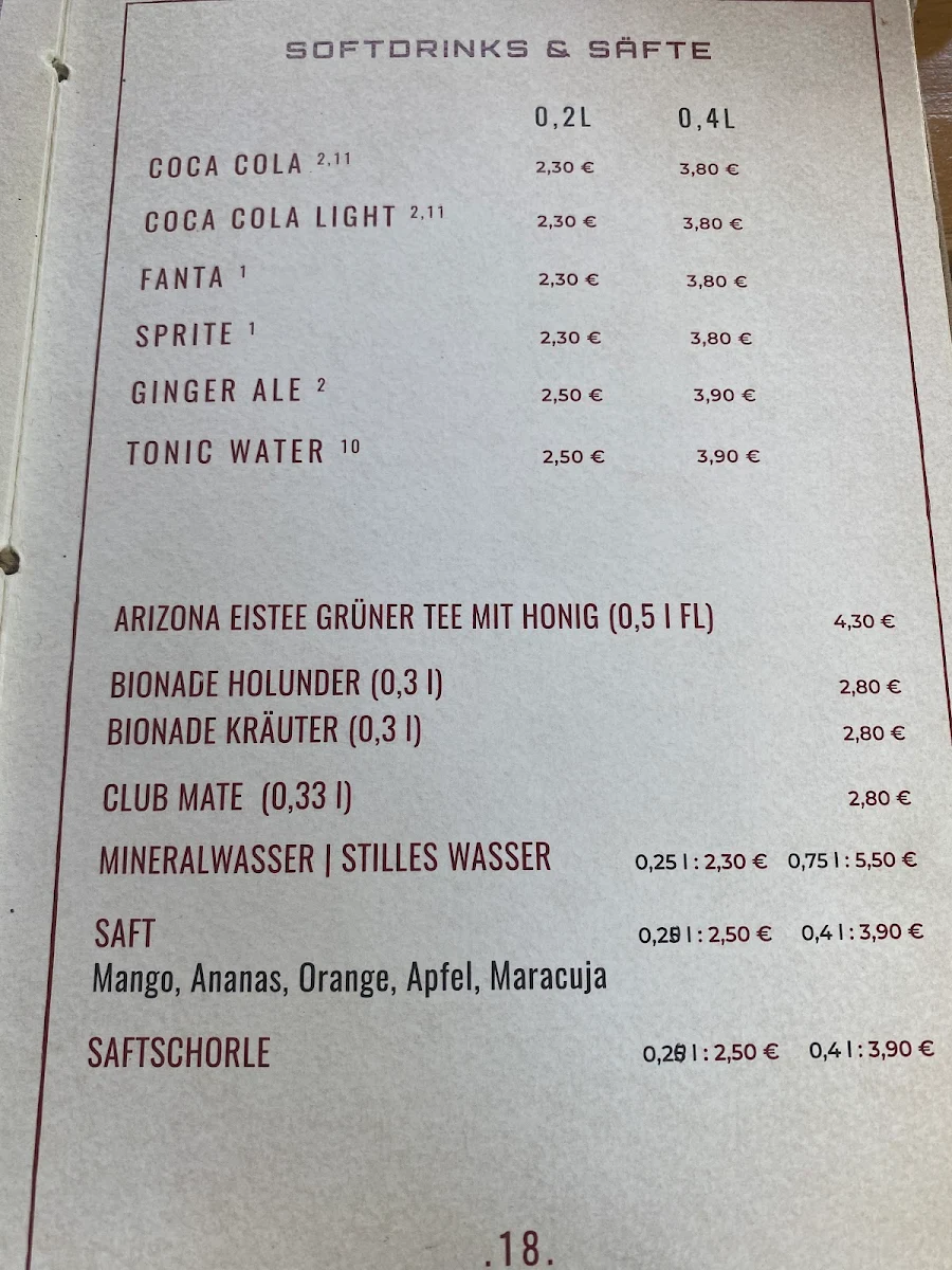 Speisekarte photo 5