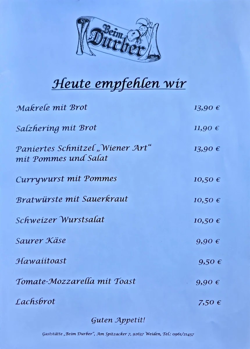 Speisekarte photo 1