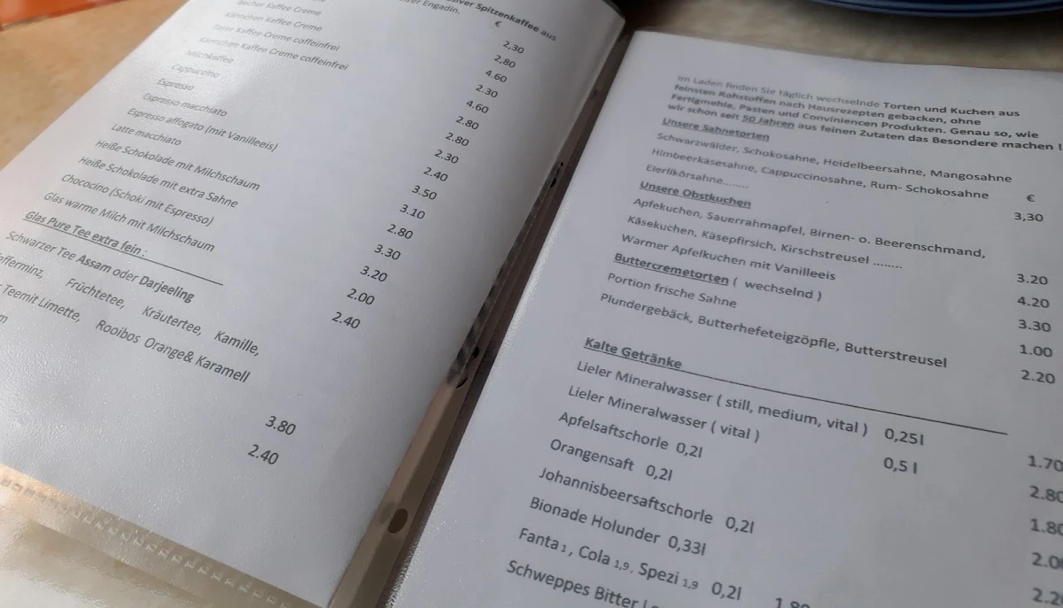 Speisekarte photo 3