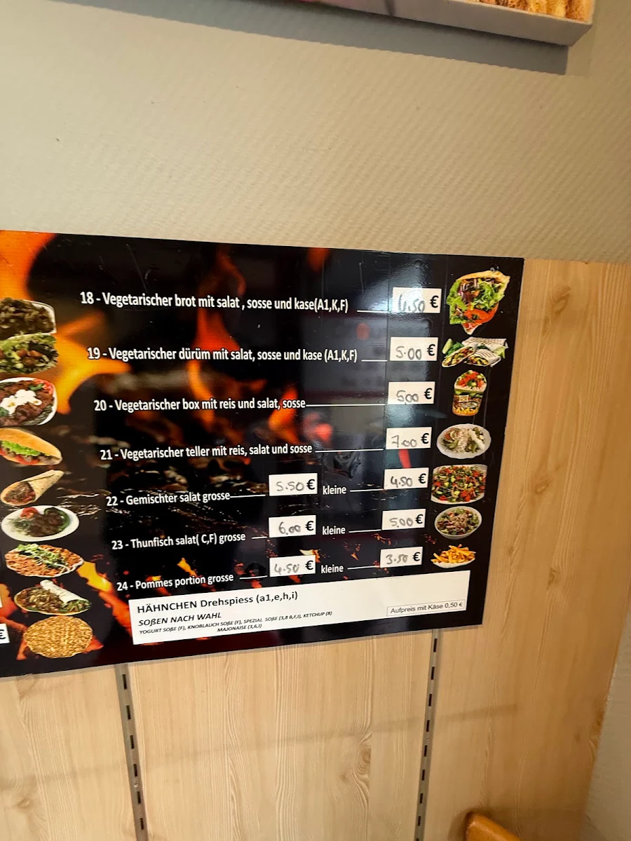 Speisekarte, Konrad Imbiss