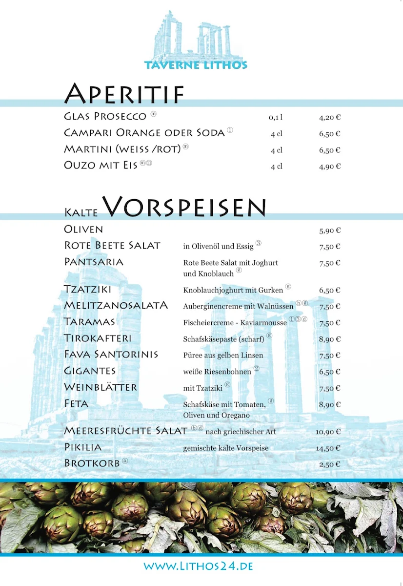 Speisekarte photo 2
