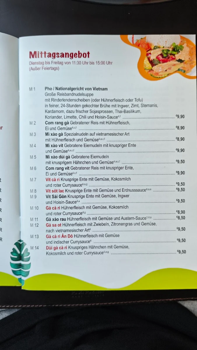 Speisekarte photo 5