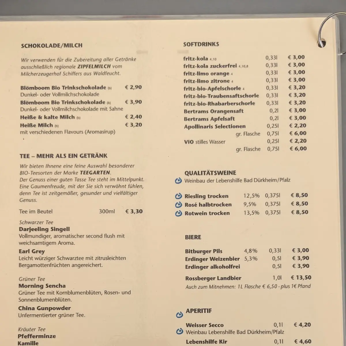 Speisekarte photo 6