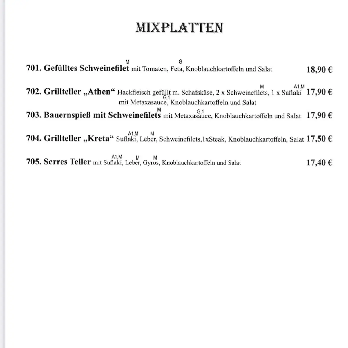 Speisekarte photo 6