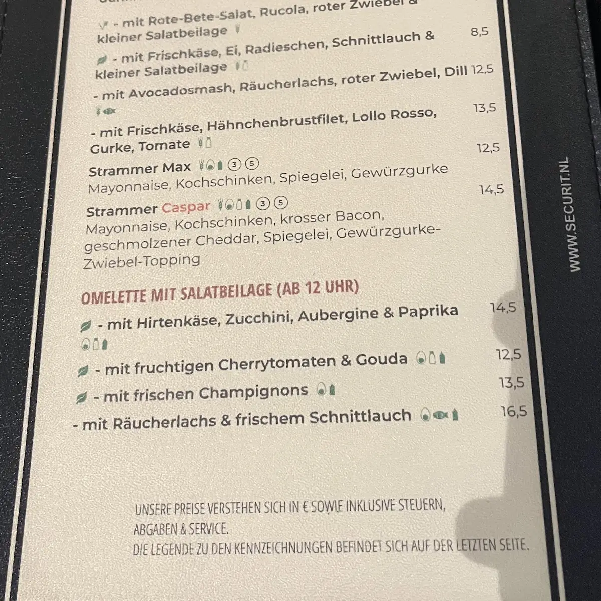 Speisekarte photo 2