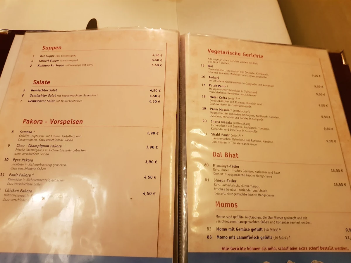 Speisekarte photo 2