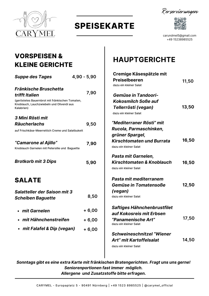Speisekarte photo 3