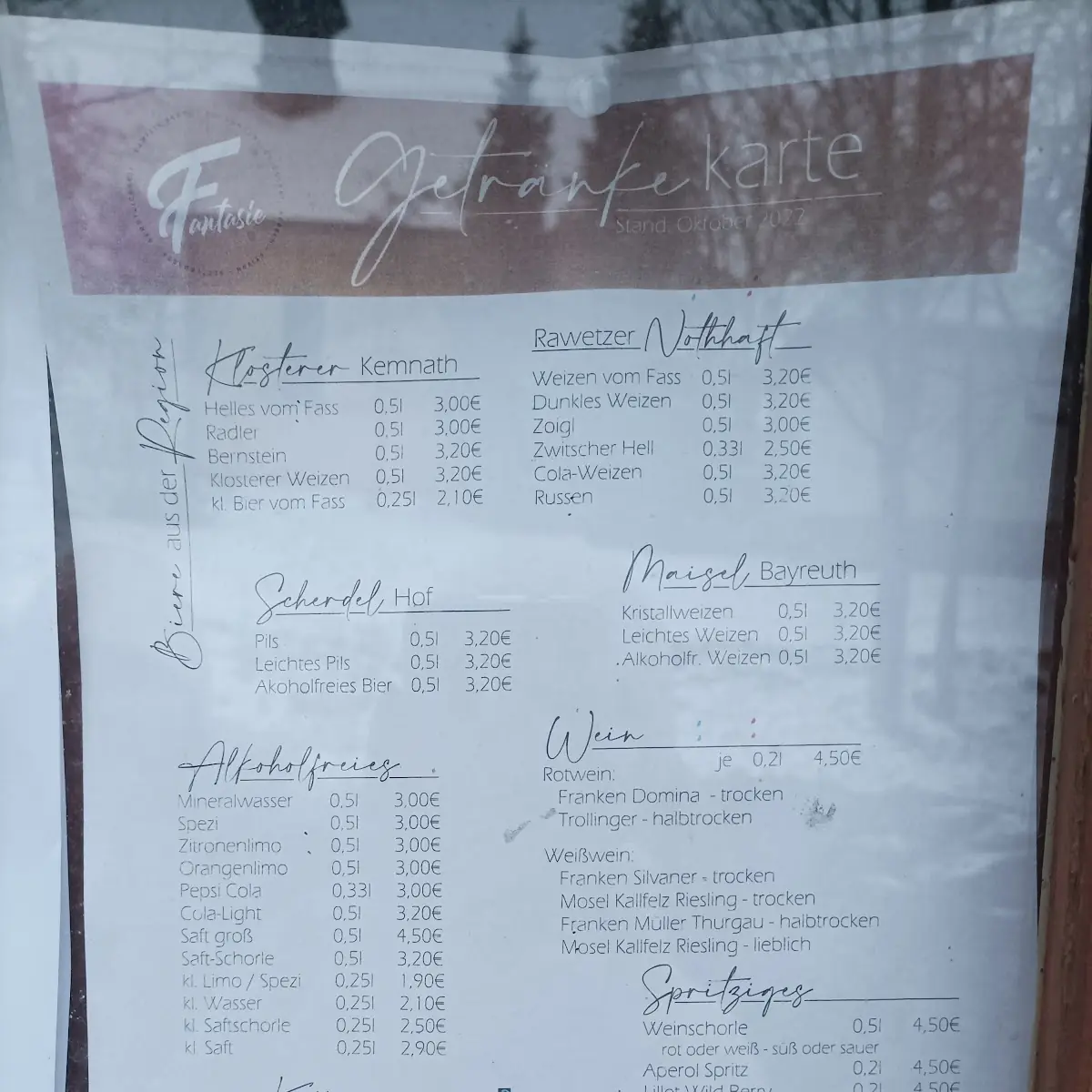 Speisekarte photo 2