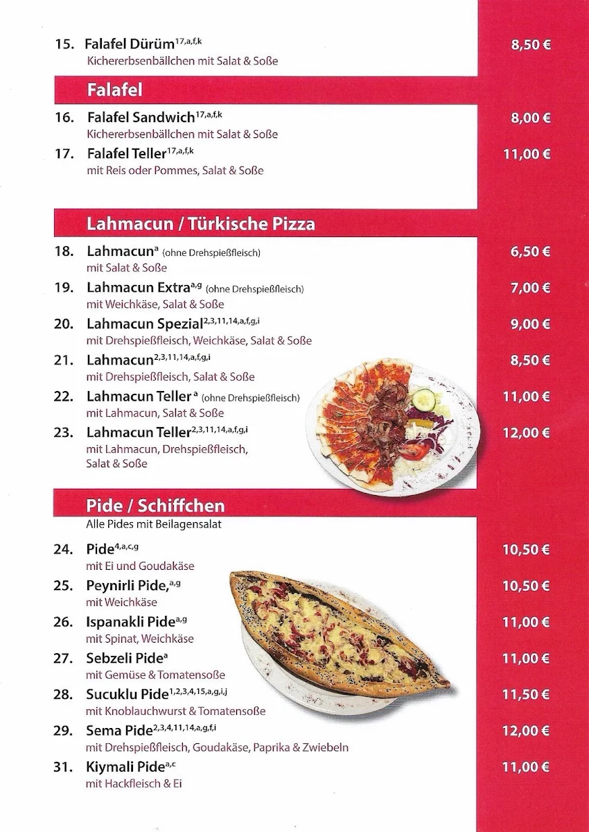 Speisekarte photo 6