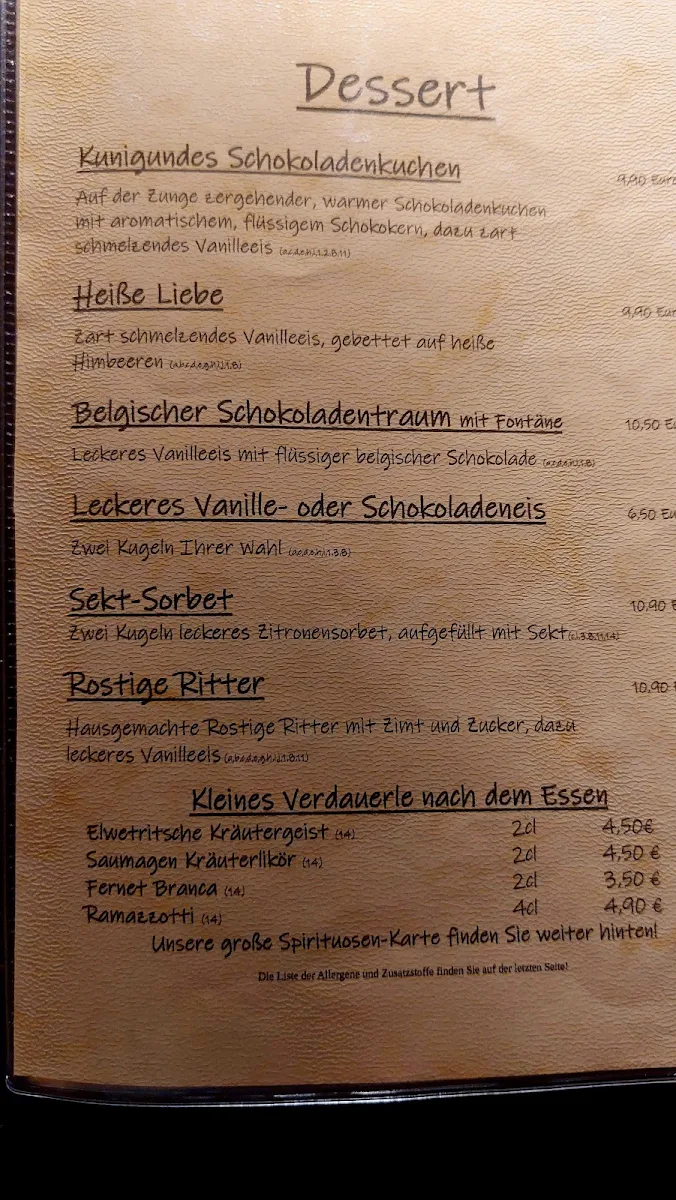 Speisekarte photo 1