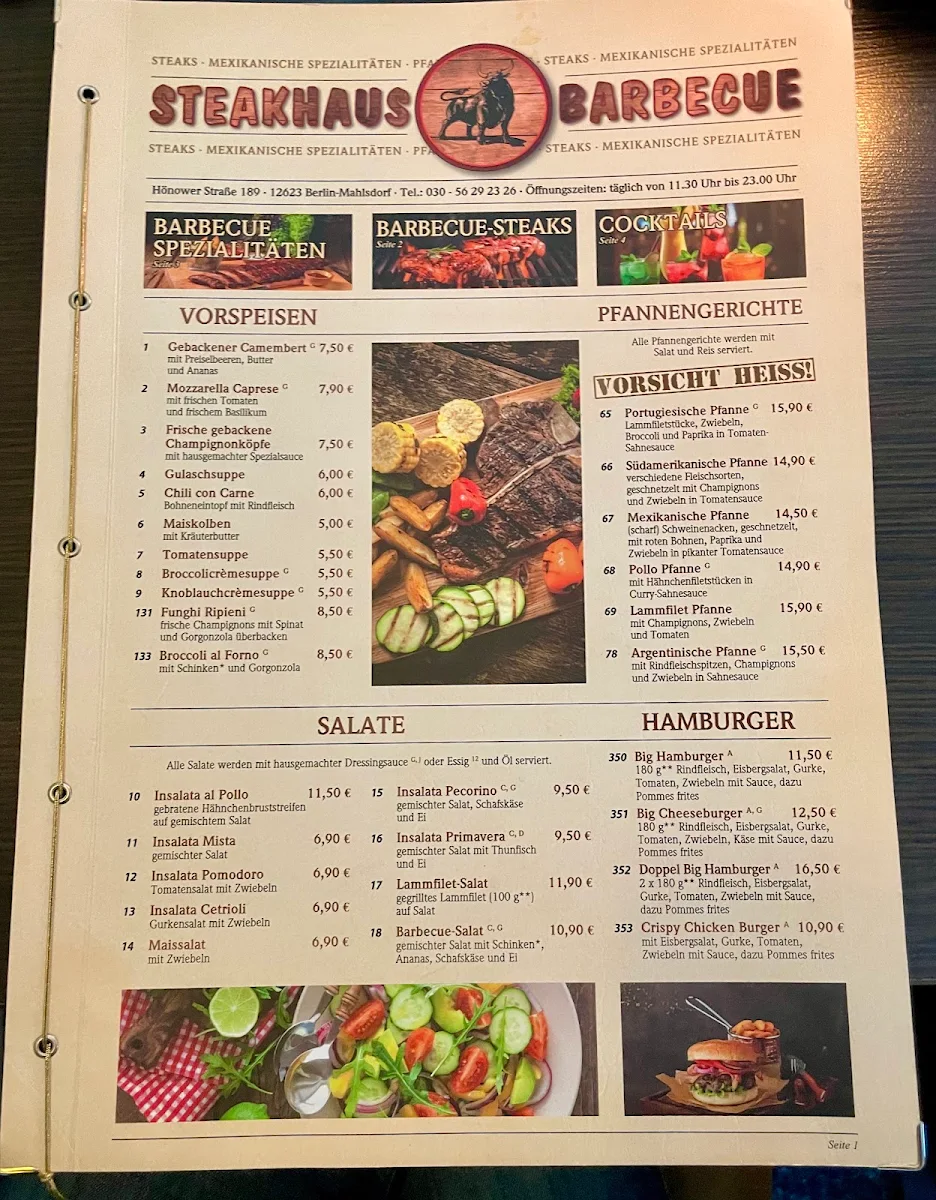 Speisekarte photo 1