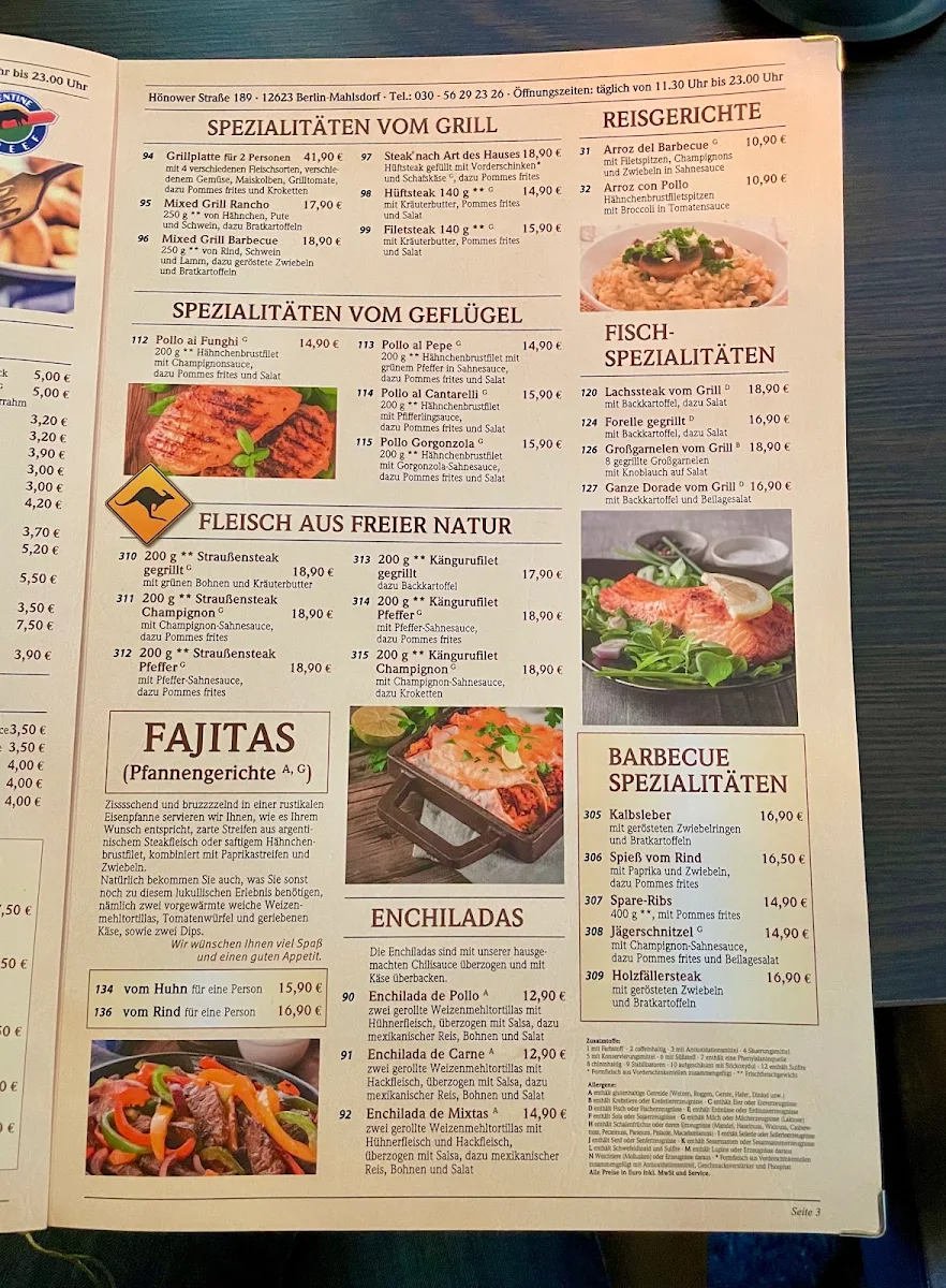 Speisekarte photo 2