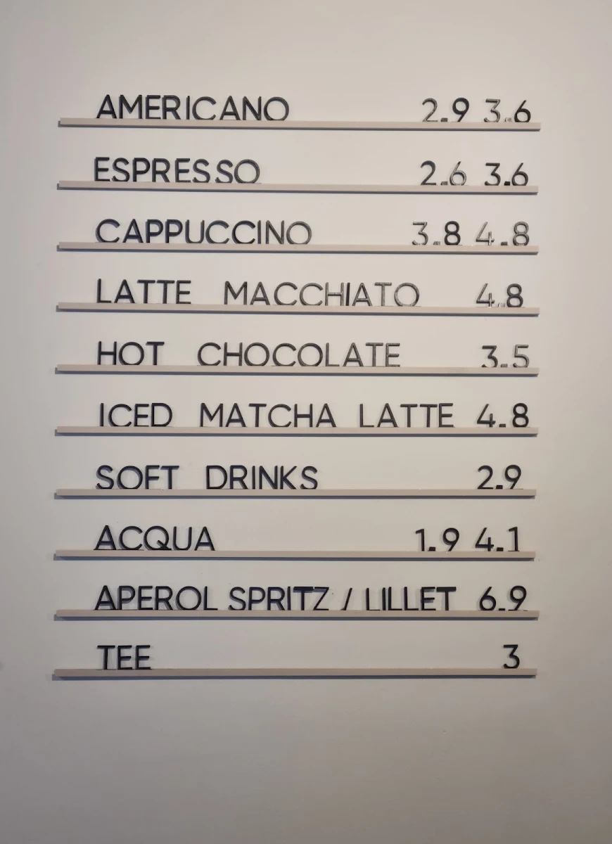 Speisekarte, Café Emiliano Art of Patisserie Nürnberg