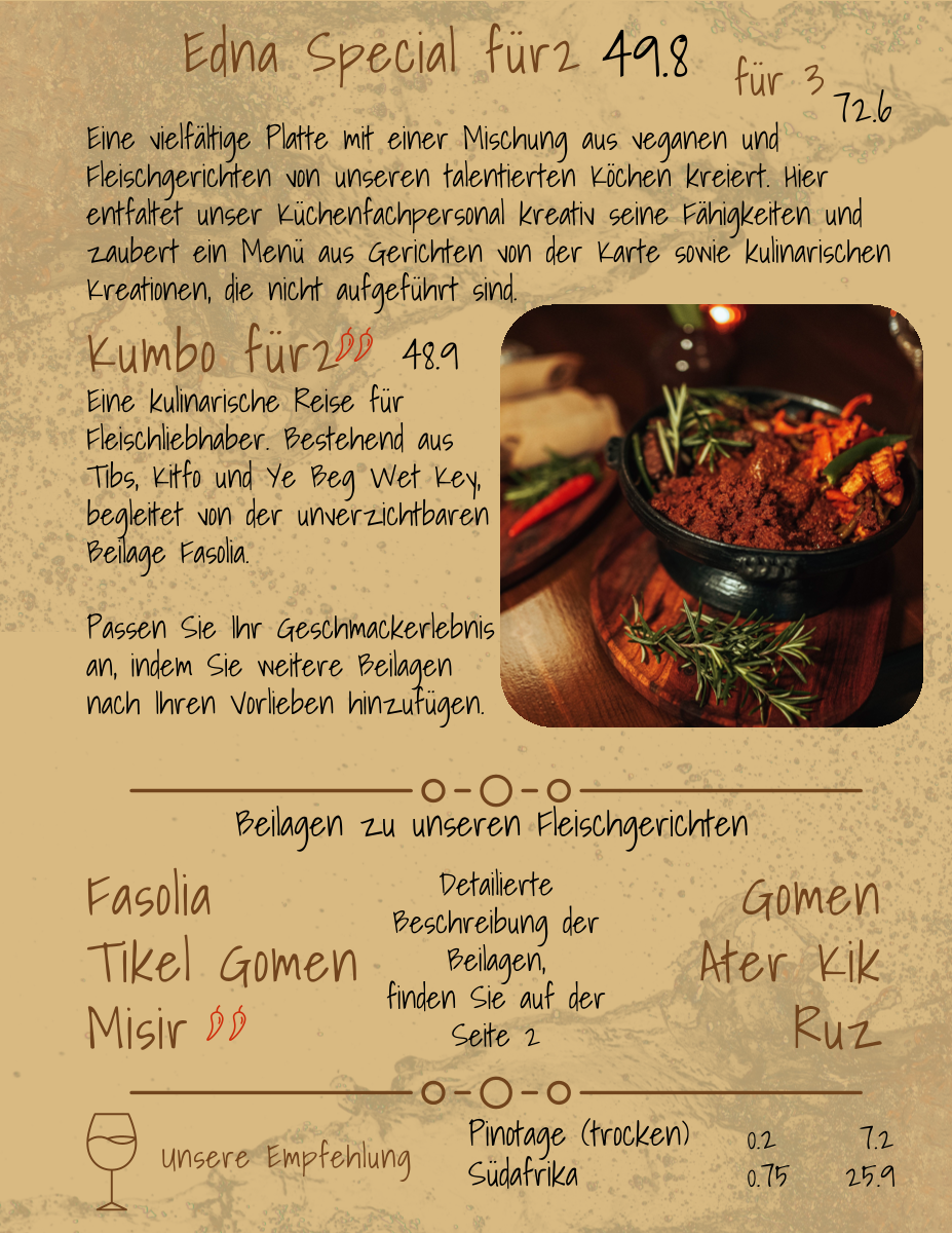 Speisekarte photo 2