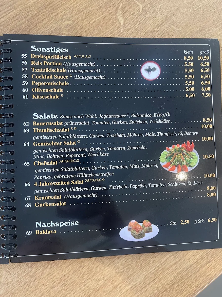 Speisekarte photo 2