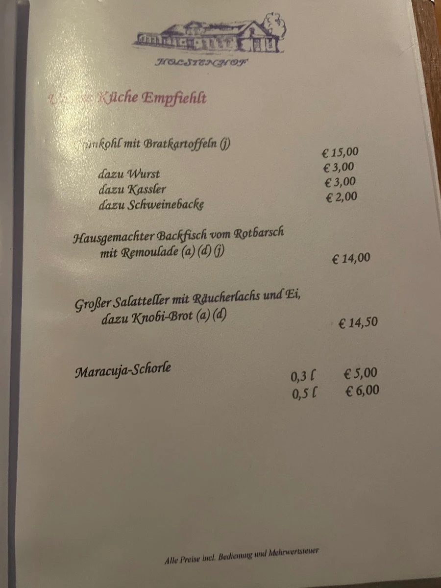 Speisekarte photo 2