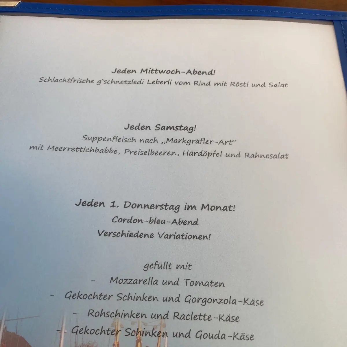 Speisekarte photo 4