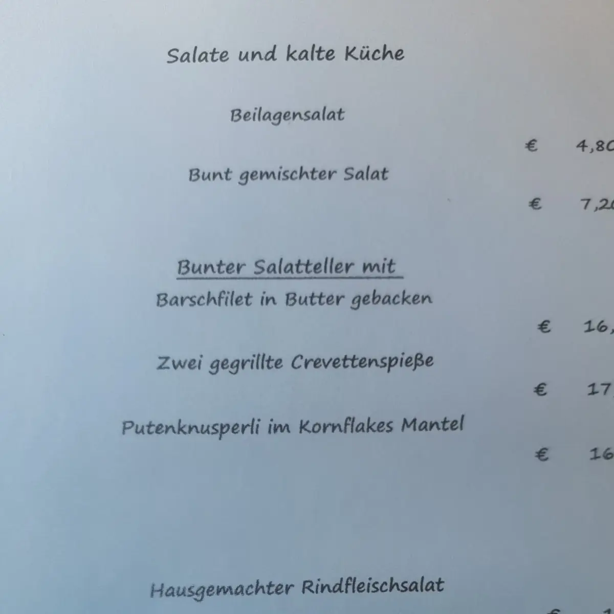 Speisekarte photo 9
